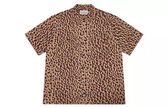 Dickies Рубашка Wacko Maria X унисекс с леопардовым принтом