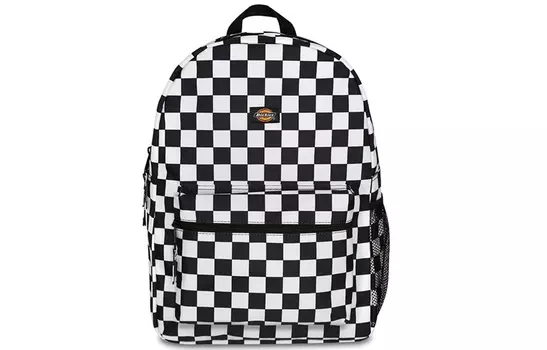 Dickies Рюкзак из полиэстера, стандартный, унисекс, черно-белый, в клетку