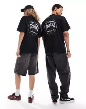 Dickies - Stanardsville - Черная футболка с принтом на спине