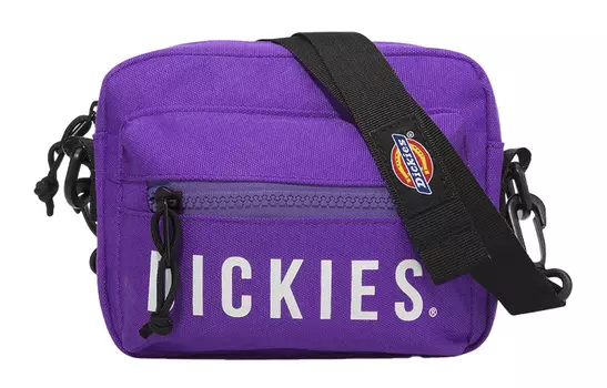 Dickies Сумка через плечо из полиэстера, обычная, унисекс, фиолетовая