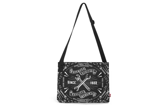 Dickies Сумка через плечо из полиэстера, унисекс, черная