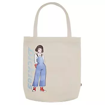 Dickies Сумка из холста ILYA Collaboration, на одно плечо, стандартная, унисекс, белая