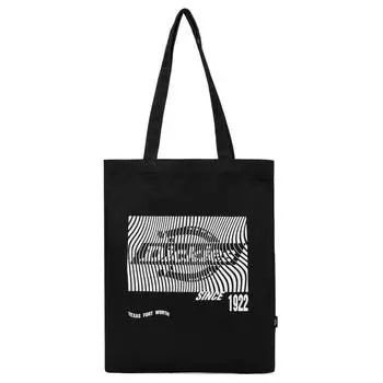 Dickies Сумка-шоппер из хлопка, сумка для покупок, дамская сумочка, сумка на плечо, унисекс, черная