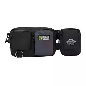 Dickies Сумка-слинг из полиэстера, сумка через плечо, сумка-слинг, поясная сумка, обычная мужская, черная