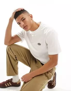 Dickies - Summerdale - футболка оверсайз премиум-класса белого цвета