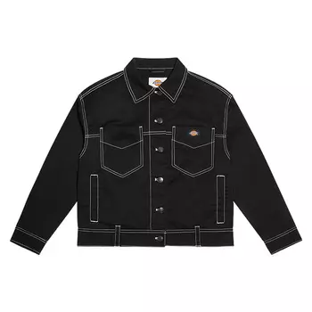 Dickies Женская джинсовая куртка, Черный