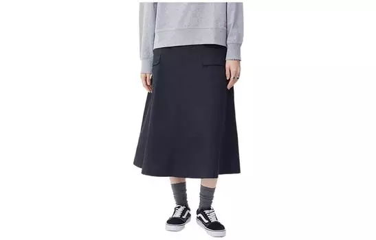 Dickies Женская повседневная длинная юбка, цвет Black