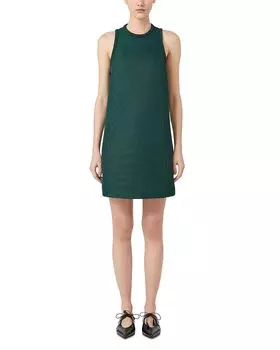 Дидон Тёмно-зелёное Джерси Платье Max Mara, зеленый