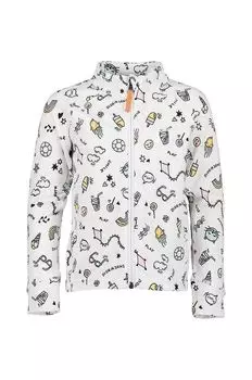 Didriksons Детская толстовка JADIS PR KIDS FZ, белый