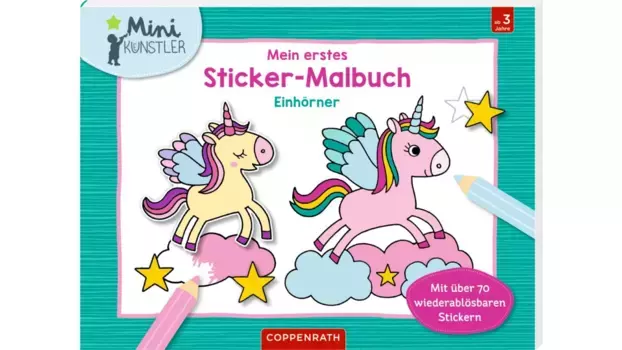 Die Spiegelburg Моя первая книжка-раскраска с наклейками