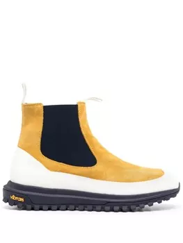 Diemme ботинки с замшевой отделкой, оранжевый