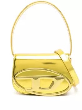 Diesel 1DR-Легендарная кожаная сумка через плечо, золотистый