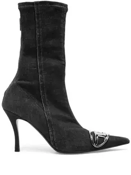 Diesel 95мм ботинки D-Venus, черный