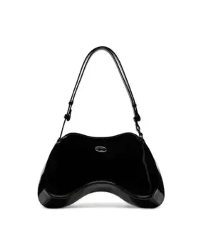 DIESEL асимметричная женская сумка через плечо, черный