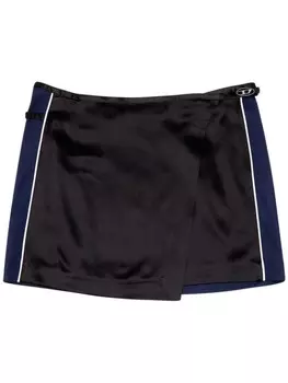 Diesel атласная мини-юбка O-Kesselle, черный