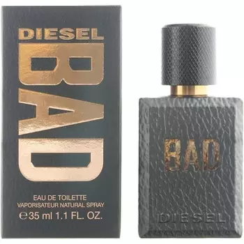 Diesel BAD Туалетная вода-спрей древесный аромат для мужчин 35мл