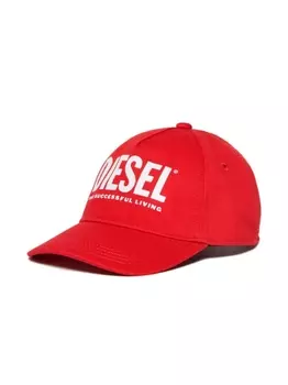 Diesel бейсболка с логотипом, красный