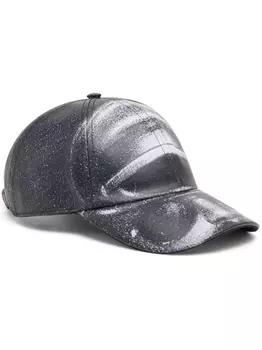 Diesel бейсболка с принтом, черный