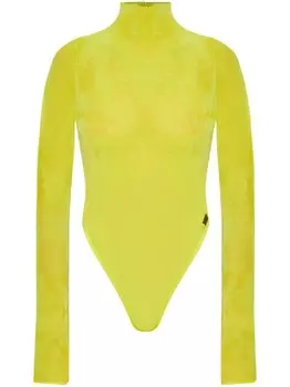 Diesel боди с логотипом, желтый