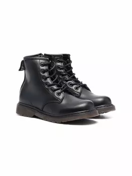 Diesel ботинки на шнуровке, черный