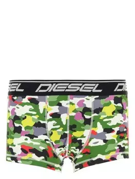 Diesel боксеры с принтом, зеленый