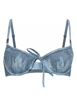 Diesel бюстгальтер-балконет из коллаборации с Savage X Fenty, синий