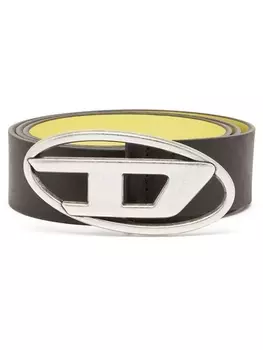 Diesel двусторонний ремень 1DR с логотипом, черный