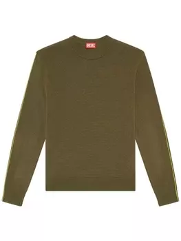 Diesel джемпер K-Vromo из шерсти и кашемира, зеленый