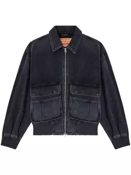 Diesel джинсовая куртка D-Kurz, черный