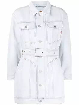 Diesel джинсовая куртка De-Flaminia с поясом, синий