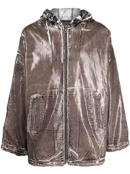 Diesel джинсовая куртка, коричневый