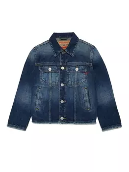 Diesel джинсовая куртка с бахромой, синий