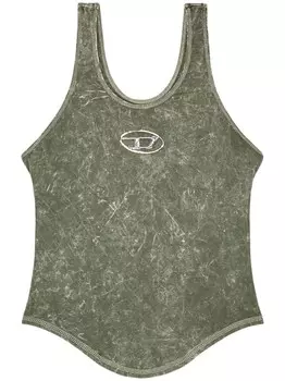 Diesel джинсовая майка T-Avena, зеленый