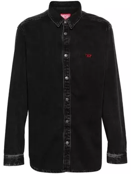 Diesel джинсовая рубашка D-Simply, черный