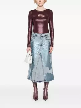 Diesel джинсовая юбка De-Pago, синий