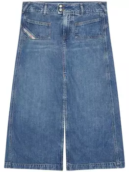 Diesel джинсовая юбка миди De-Yinka, синий