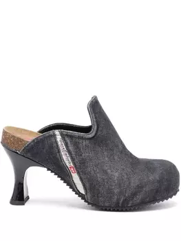 Diesel джинсовые мюли D-Woodstock W 80, черный