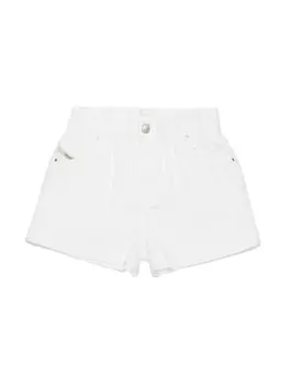 Diesel джинсовые шорты с логотипом, белый