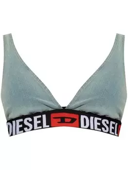 Diesel джинсовый бюстгальтер-топ De-Geny-S, синий