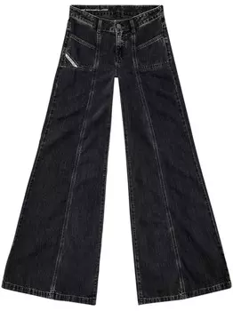 Diesel джинсы bootcut D-Akki средней посадки, черный