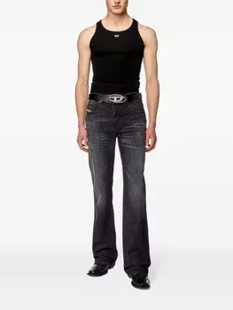 Diesel джинсы bootcut средней посадки, черный