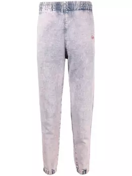 Diesel джинсы из вареного денима, розовый