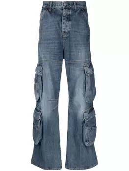 Diesel джинсы карго, синий