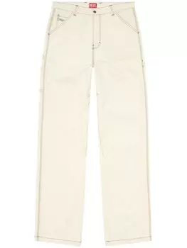 Diesel джинсы прямого кроя D-Livery, белый