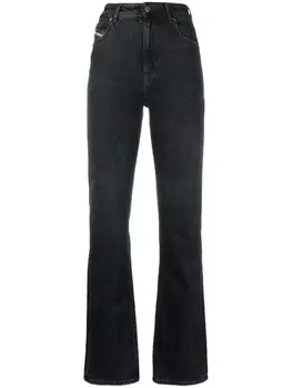 Diesel джинсы с нашивкой-логотипом, черный