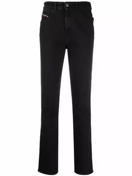 Diesel джинсы с нашивкой-логотипом, черный