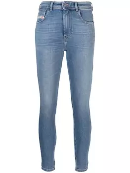 Diesel джинсы скинни с завышенной талией, синий