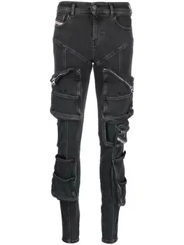 Diesel джинсы скинни Slandy, черный