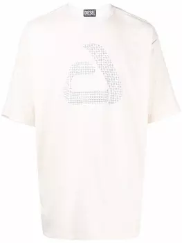 Diesel фактурная футболка T-Hon, нейтральный цвет