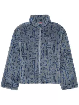 Diesel флисовый бомбер S-Luck, серый